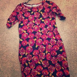 LuLaRoe Large Disney Rose Julia Dress